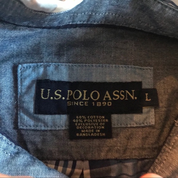 U.S Polo Assn. men’s shirt size large - Picture 2 of 2